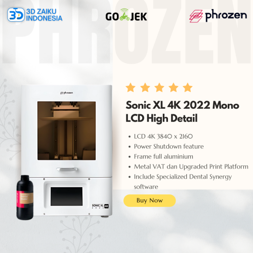 Phrozen Sonic XL 4K 2022 Mono LCD 3D Printer High Detail Jewellery